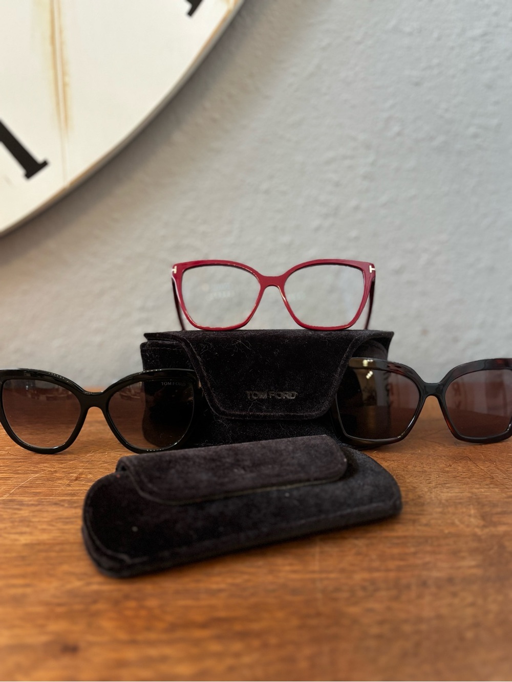 Tom Ford Eyewear Prescription Frames and Magnetic Sun Top Shades